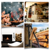 Wall Mounted Kindling Splitter For Quick Safe Firewood Prep