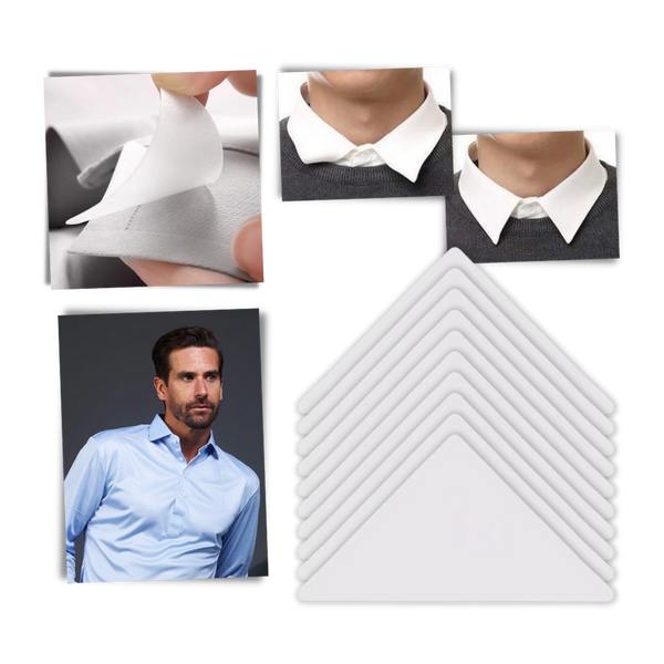 Wash Resistant Invisible Collar Sticker For Crisp Look All Day