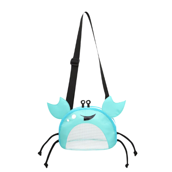 Crab Print Waterproof Beach Bag For Kids Lightweight Tote
