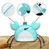 Crab Print Waterproof Beach Bag For Kids Lightweight Tote
