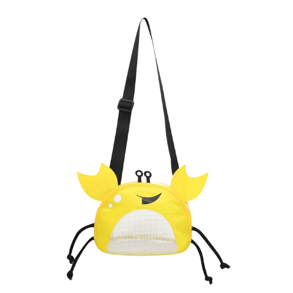 Crab Print Waterproof Beach Bag For Kids Lightweight Tote