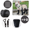 Waterproof Dog Boots With Adjustable Suspenders For All Weather Comfort