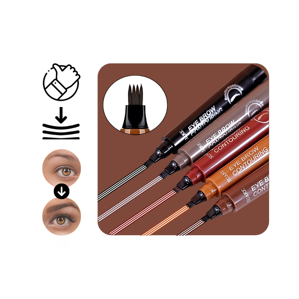 Waterproof Eyebrow Pen With Liquid Formula For Natural Definition