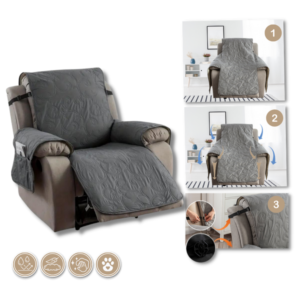 Luxurious Slipcover For Recliner With Waterproof Protection
