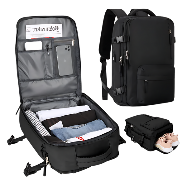 Premium Travel Backpack With USB Charging And Anti Theft