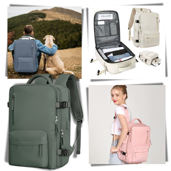 Premium Travel Backpack With USB Charging And Anti Theft