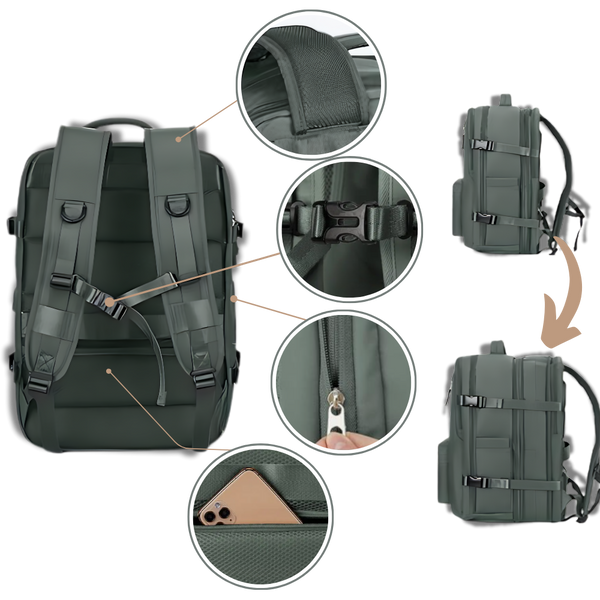 Premium Travel Backpack With USB Charging And Anti Theft