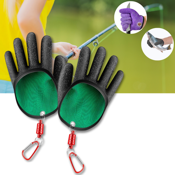 Durable Fishing Gloves With Wear Resistant Protection And Secure Grip