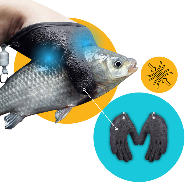 Durable Fishing Gloves With Wear Resistant Protection And Secure Grip