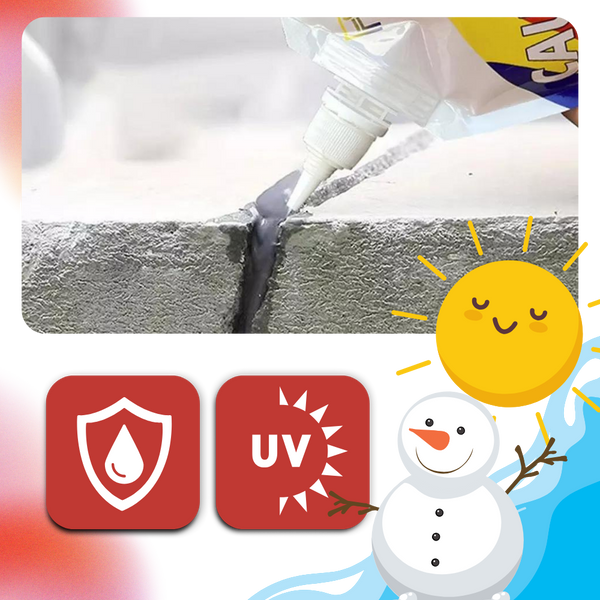 Weather Resistant Caulking Glue For Flexible Quick Drying Repairs