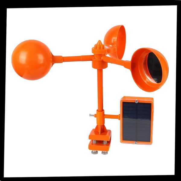 Wind Reflector Bird Repellent With Solar Sound Deterrent