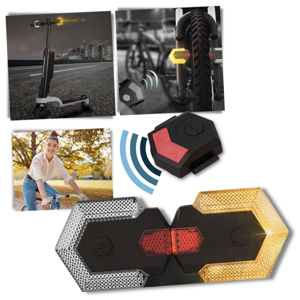 Wireless Bike Signal Lights For Safer Night Rides And Visibility