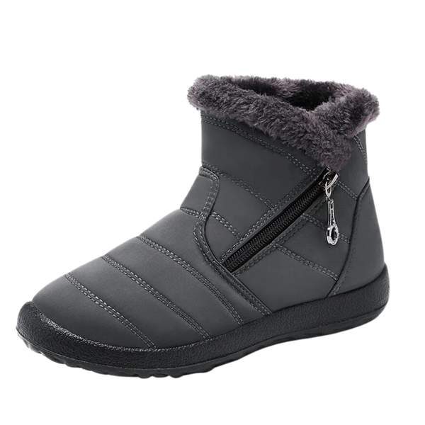 Women's Insulated Waterproof Snow Boots With Plush Lining