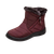 Women's Insulated Waterproof Snow Boots With Plush Lining
