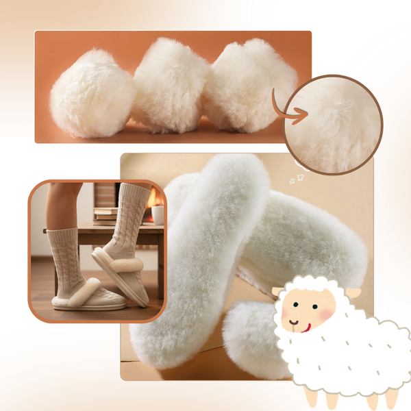 Cozy Wool Comfort Insoles For Deep Warmth And Plush Cushioning