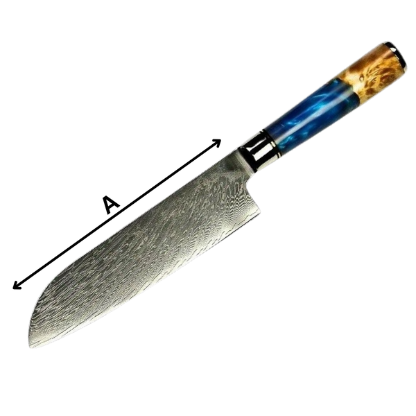 Riviera Maya 67 Layer Damascus Steel Japanese Knives For Precision Cutting