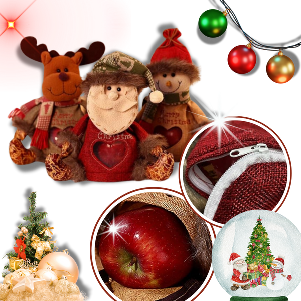 Reusable Christmas Gift Bags With Zip Closure For Easy Gifting