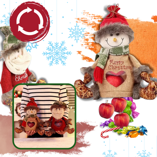 Reusable Christmas Gift Bags With Zip Closure For Easy Gifting
