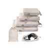 Zip Compression Luggage Organizer For Space Saving And Easy Packing