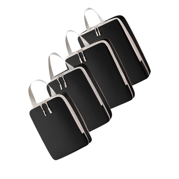 Zip Compression Luggage Organizer For Space Saving And Easy Packing