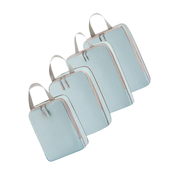 Zip Compression Luggage Organizer For Space Saving And Easy Packing