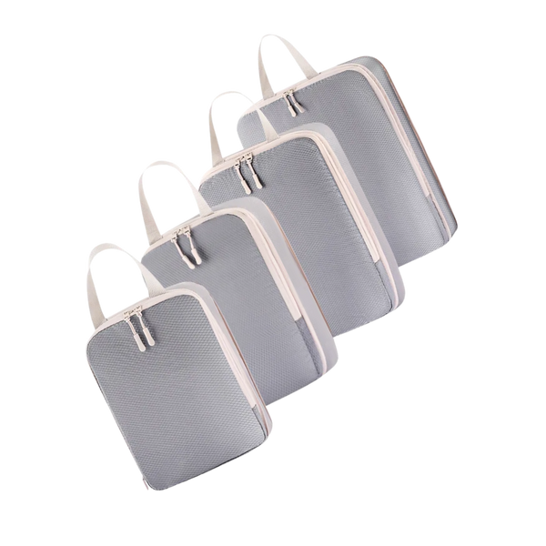 Zip Compression Luggage Organizer For Space Saving And Easy Packing